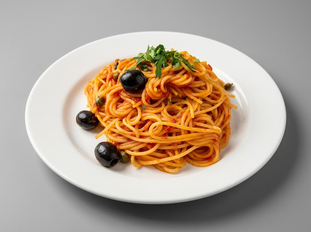 パスタ・プッタネスカ After